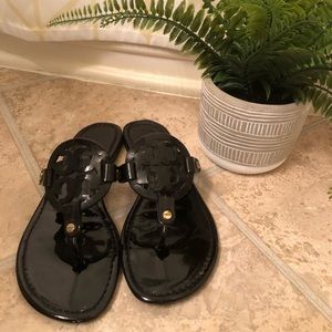 Tory Burch Miller sandals, black size 9.5